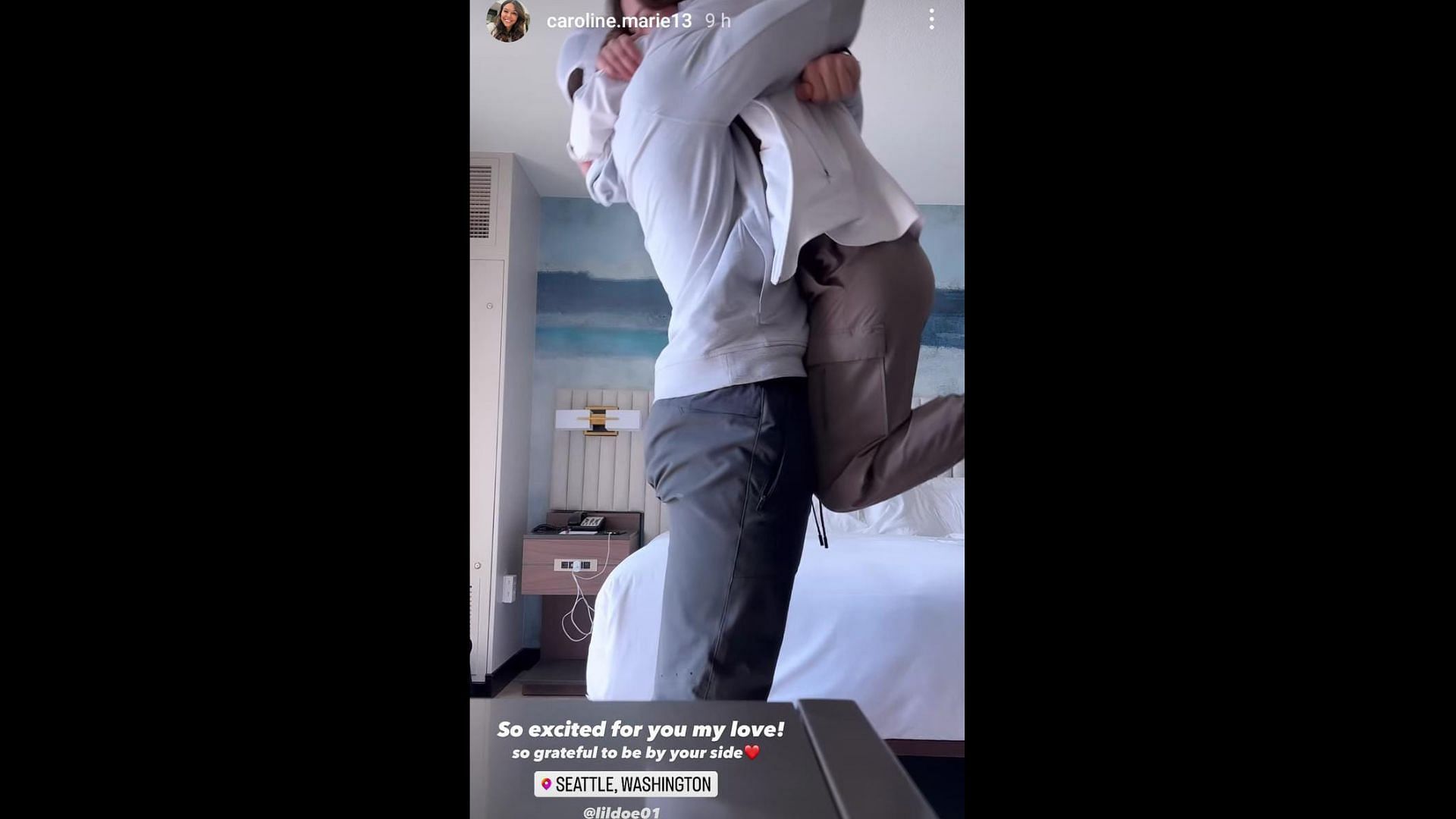 Caroline Simpson's Instagram Story